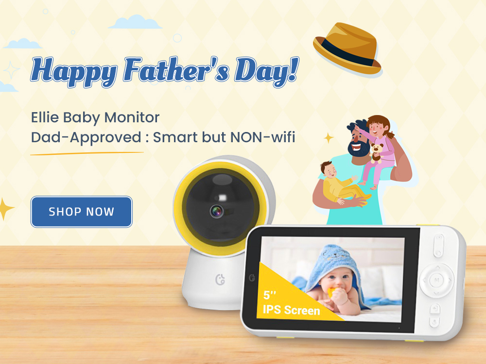 Ellie Baby Monitor No WiFi, No App Needed
