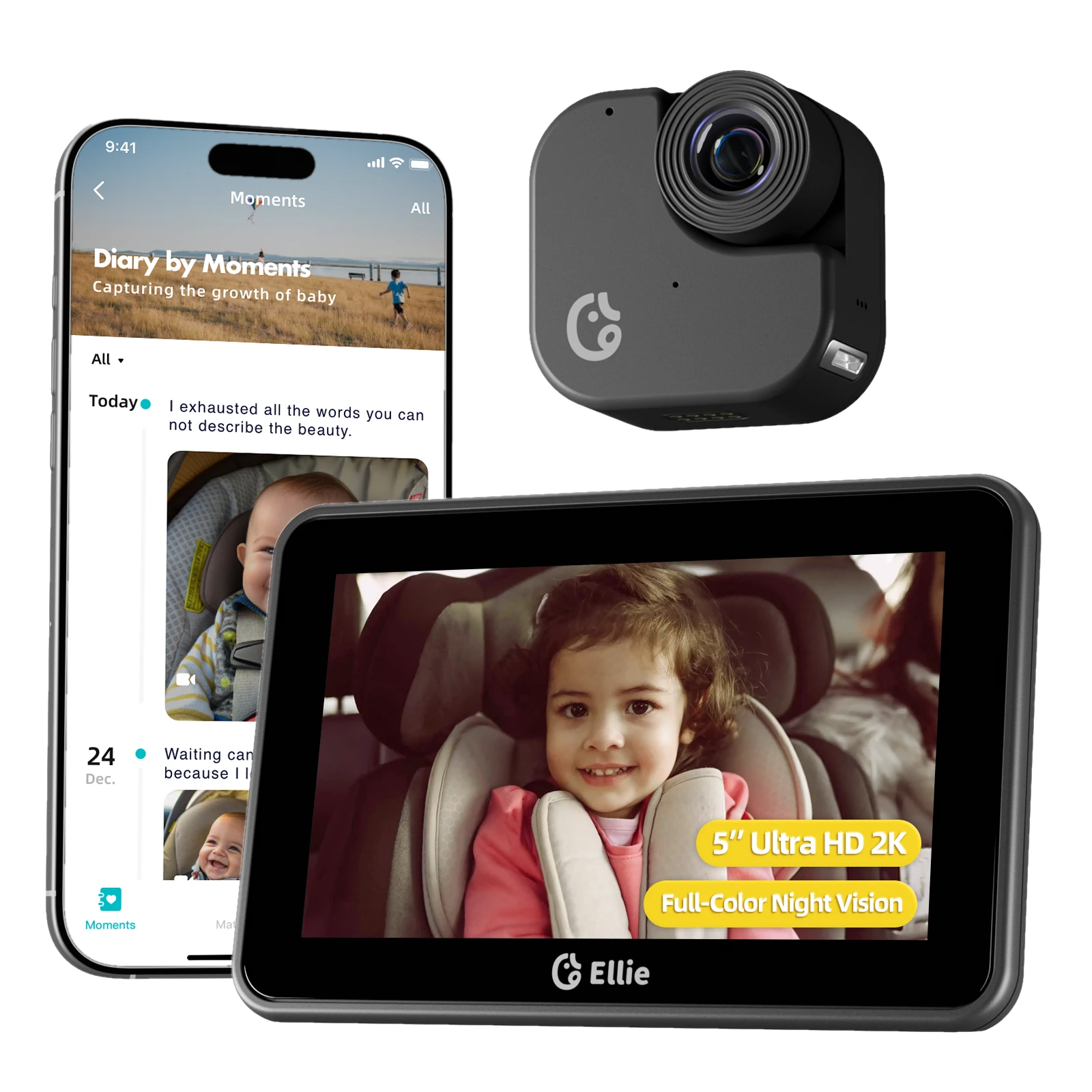 Ellie Baby Car Monitor
