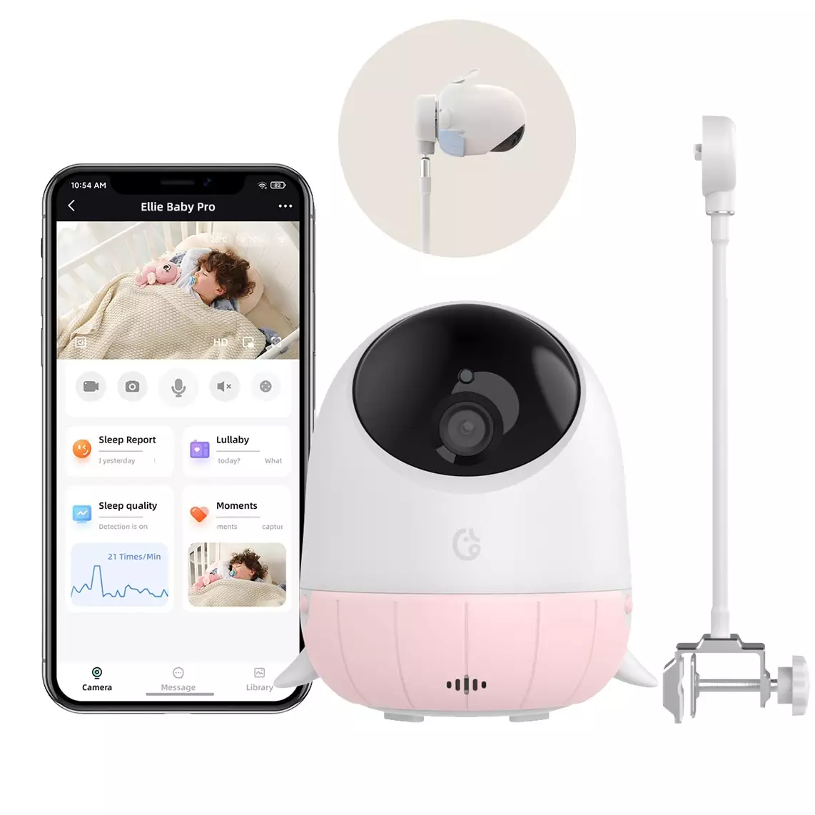 Ellie Baby Room Monitor Camera With APP