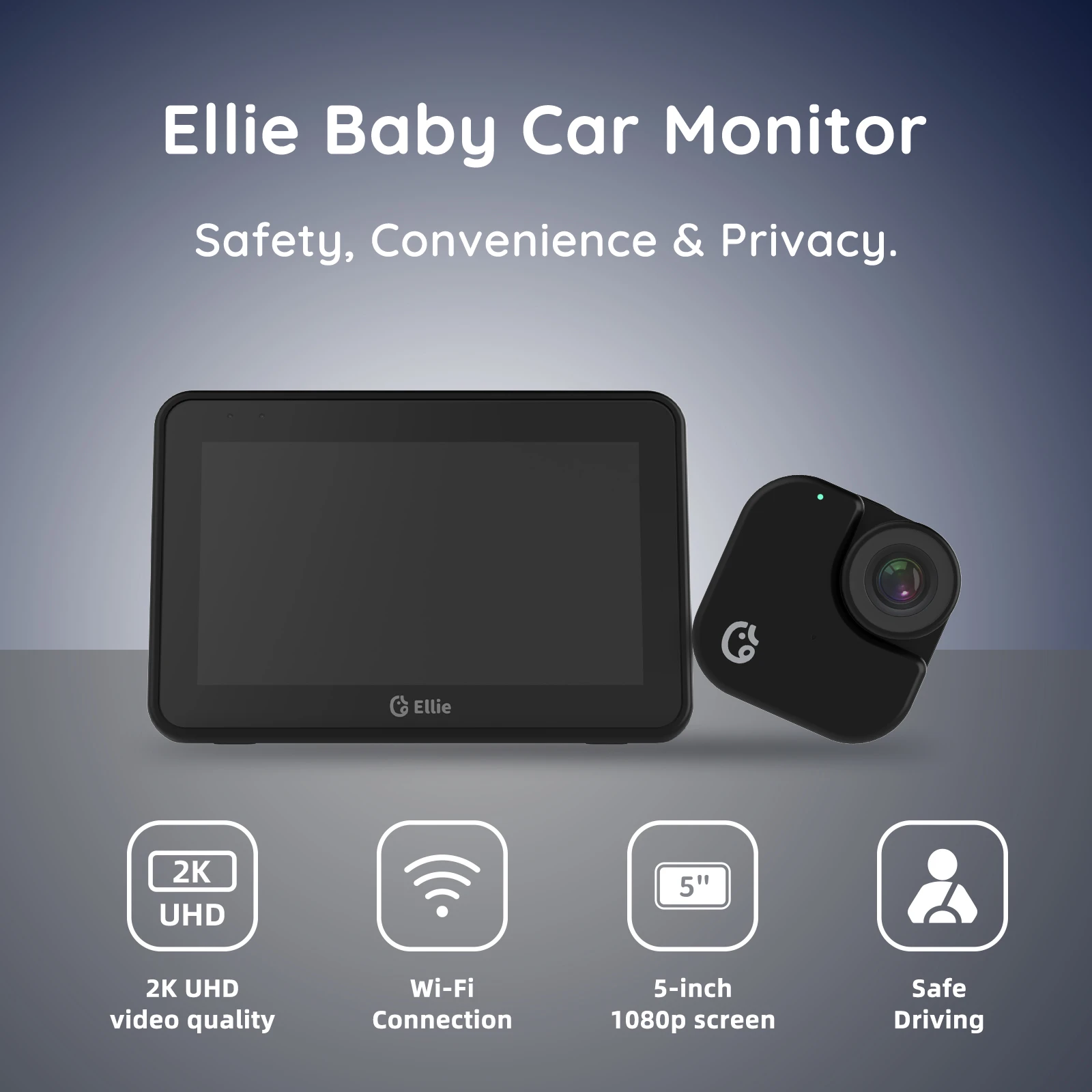 Ellie Baby Car Monitor