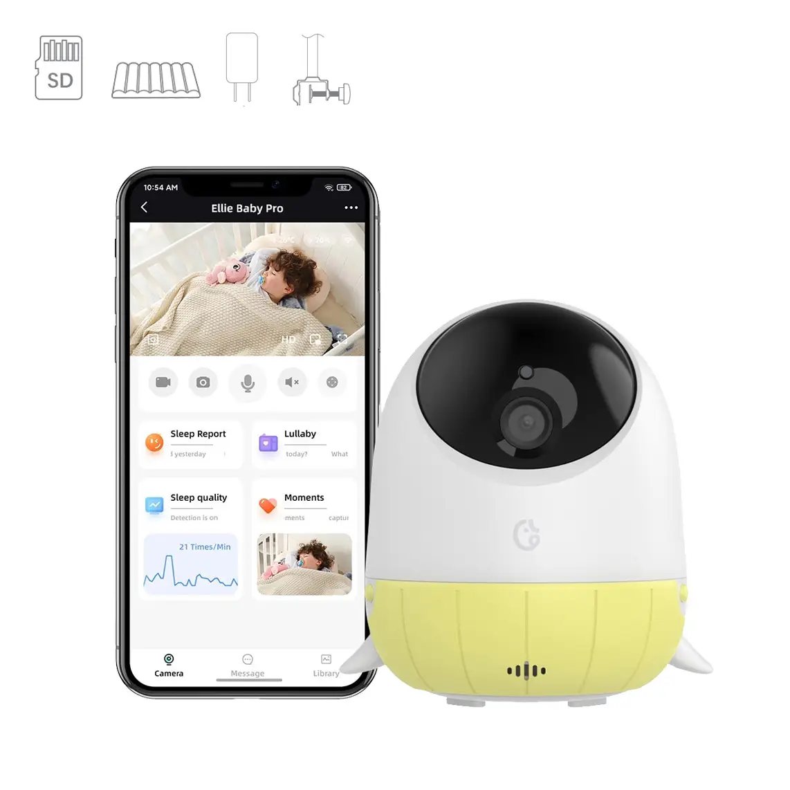 Ellie AI Infant Sleep Breathing Monitor
