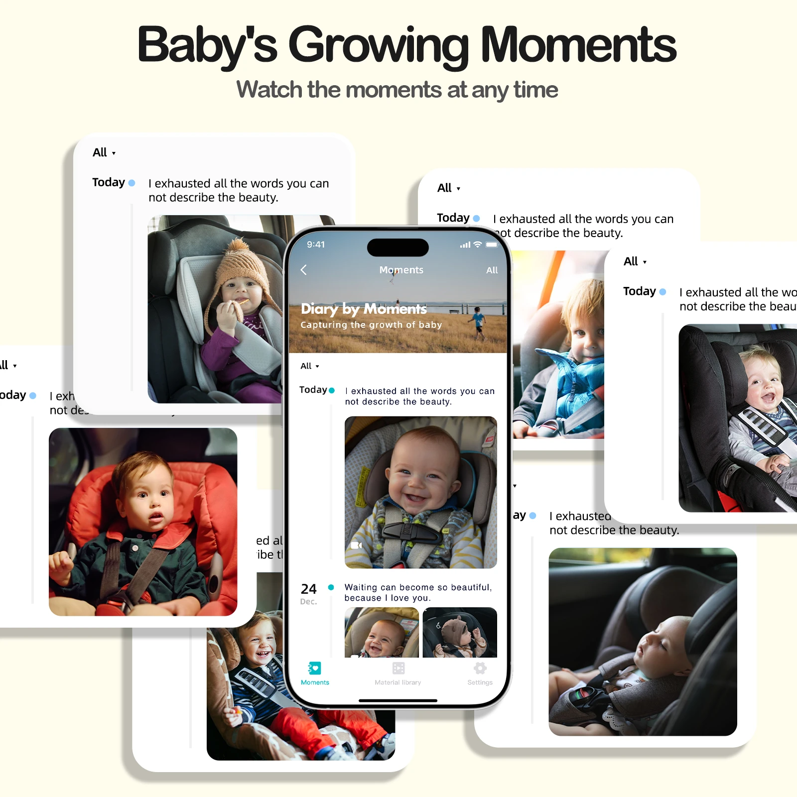 Ellie Baby Car Monitor